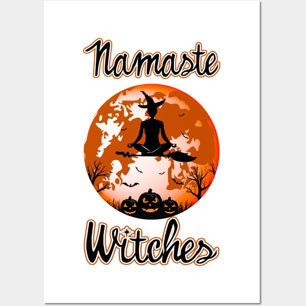 Namaste Witches Wall Art by KsuAnn